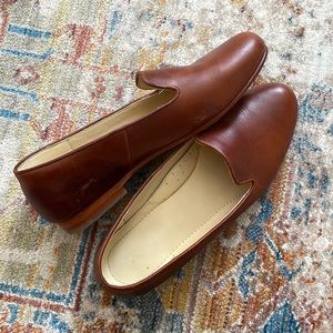 Size 9 Nisolo brown leather loafers